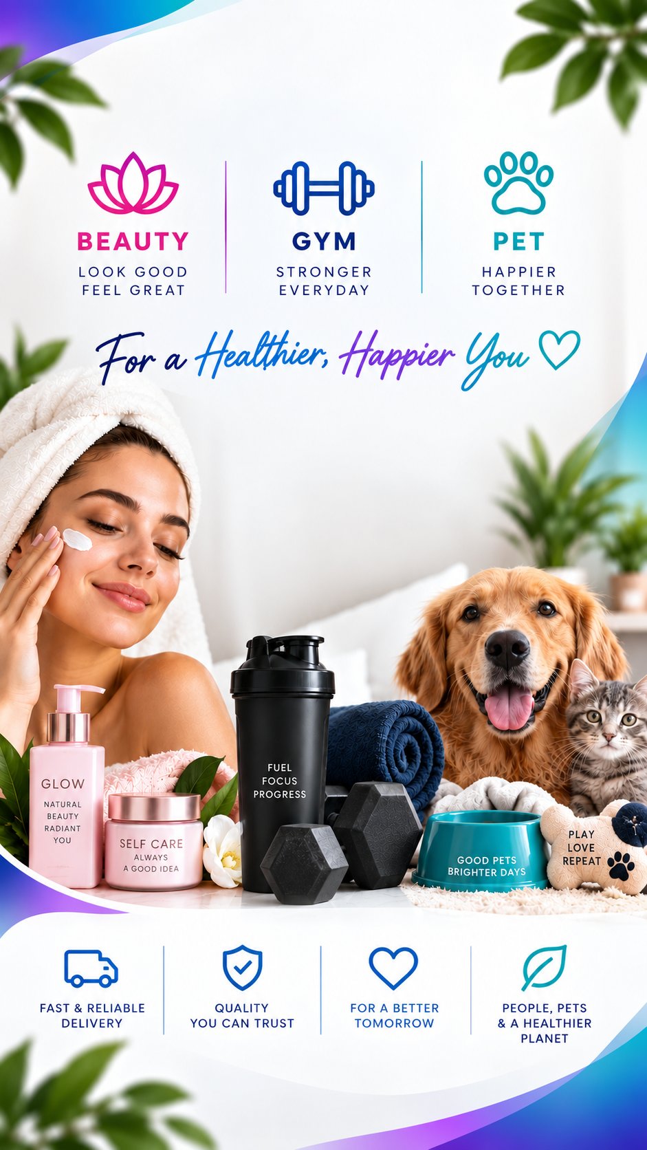 VaultPrime - Beauty, Gym and Pet products