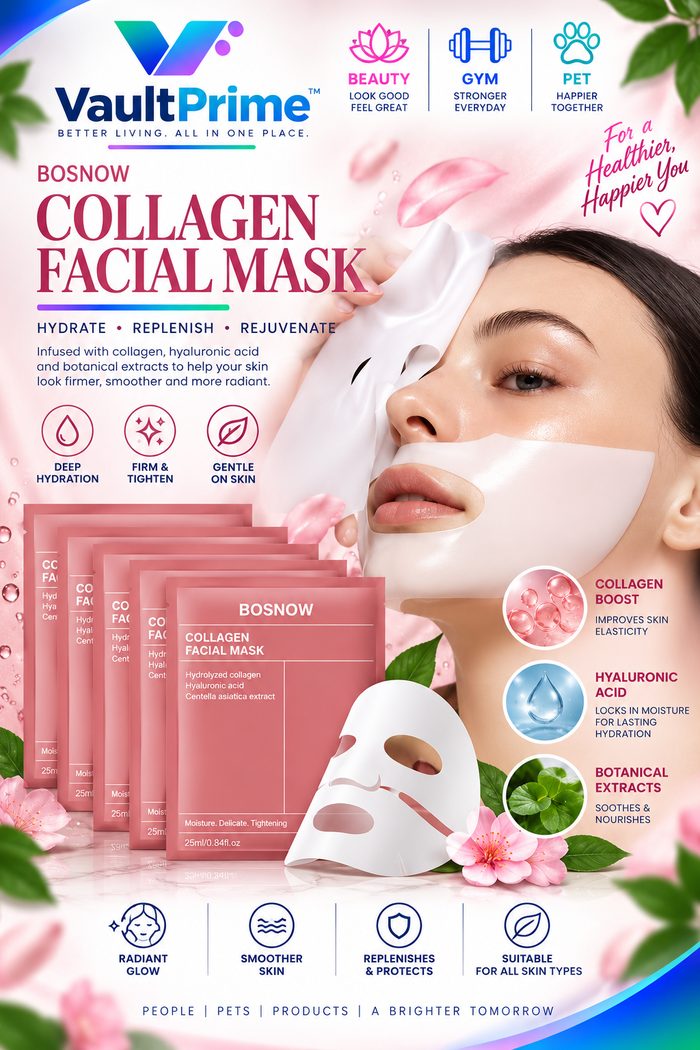 BOSNOW Collagen Facial Mask